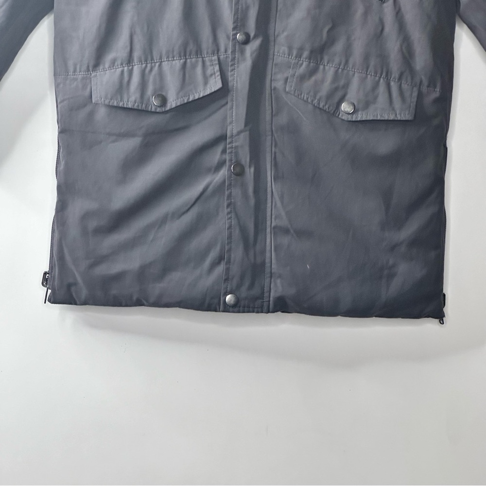 Dex Jacket Camo Junior Hooded Puffer Coat Reversible - Picture 9 of 13